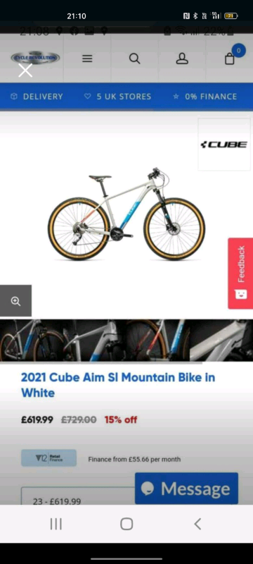 Cube Aim Sl Mountain Bike 2021 | in 